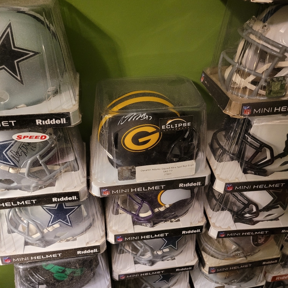 Signature helmets and cases!
